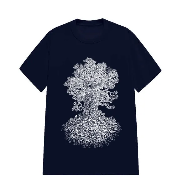 Forest Tree Pattern Printed T-Shirt