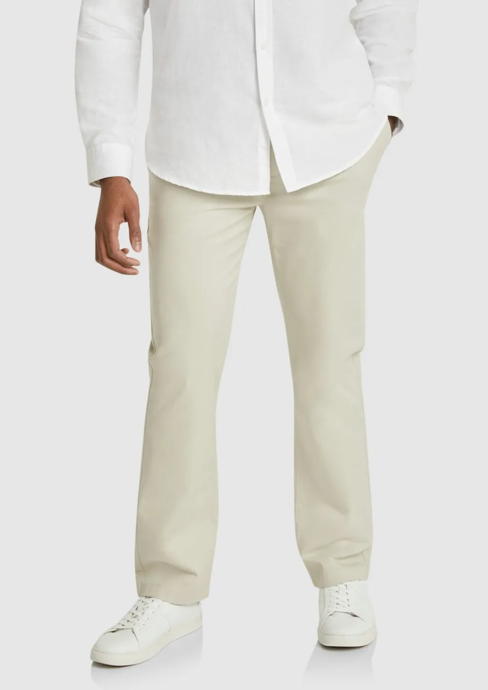 Classic Stretch Twill Chinos Pants