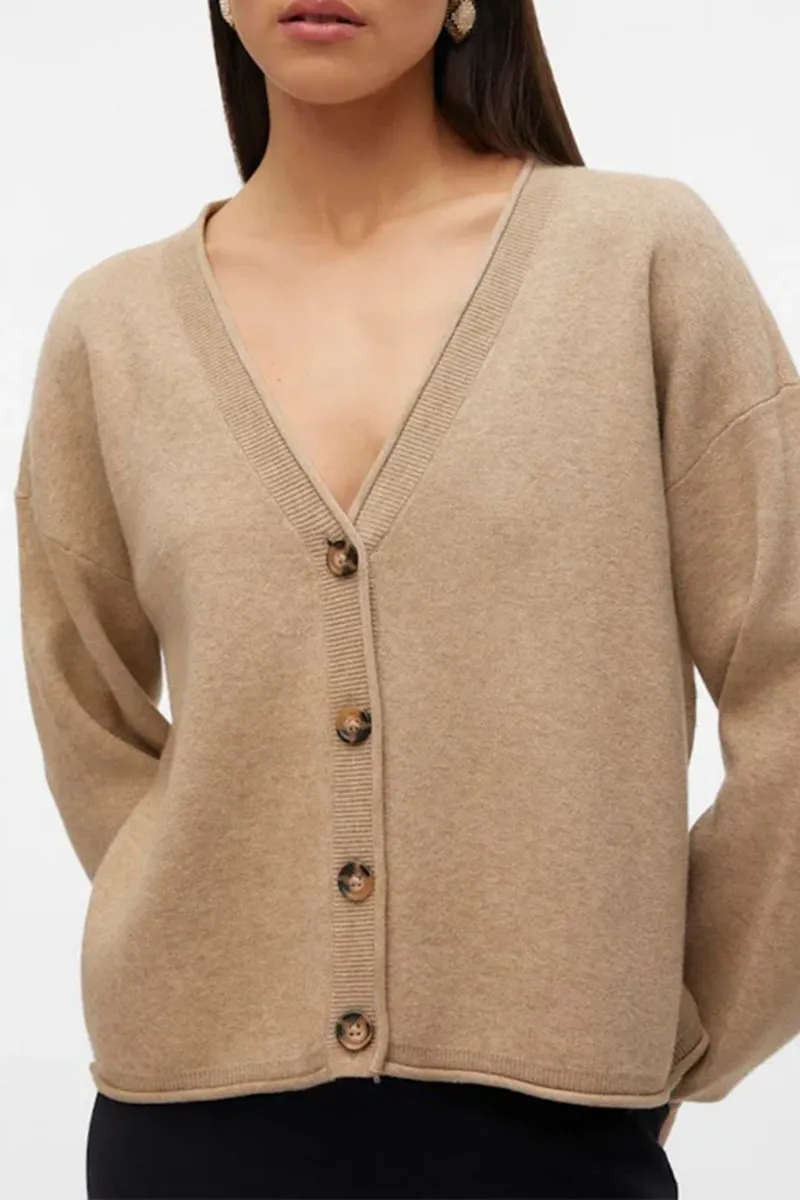 V-Neck Button Down Cardigans