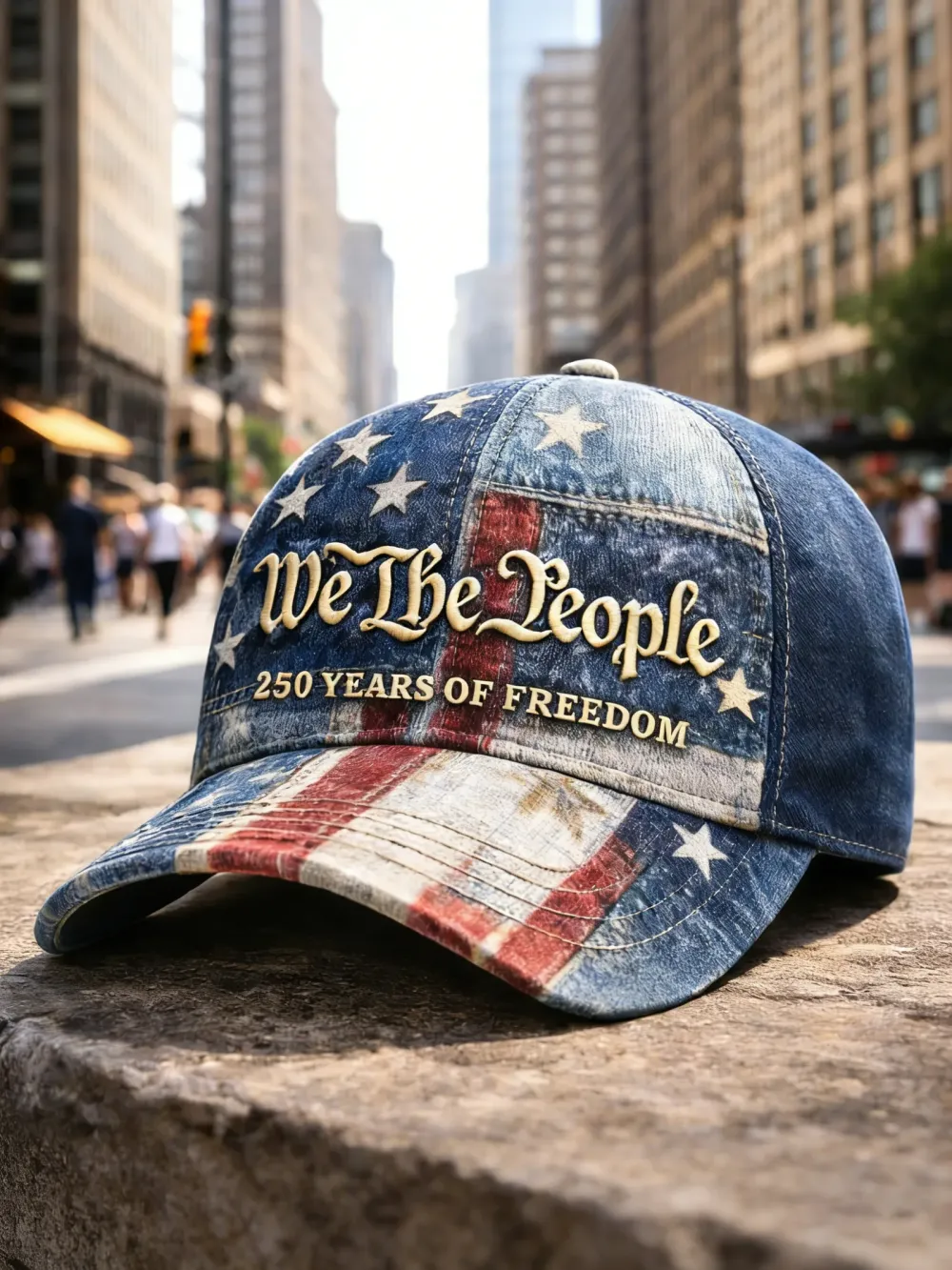 USA 250 Anniversary Printed Baseball Cap