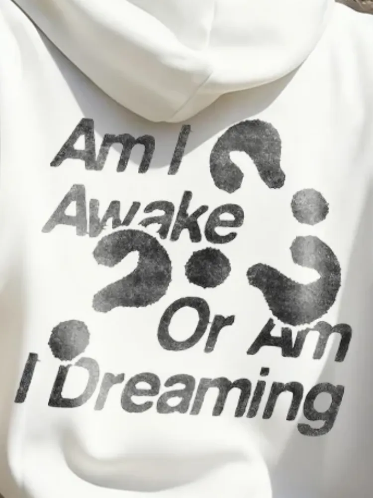 Question Mark Graphic Hoodie