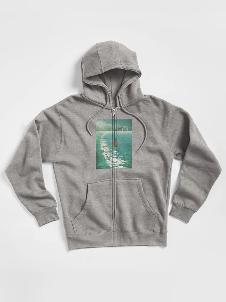 Waiting For The Cities To Fade Out Zipped Hoodie