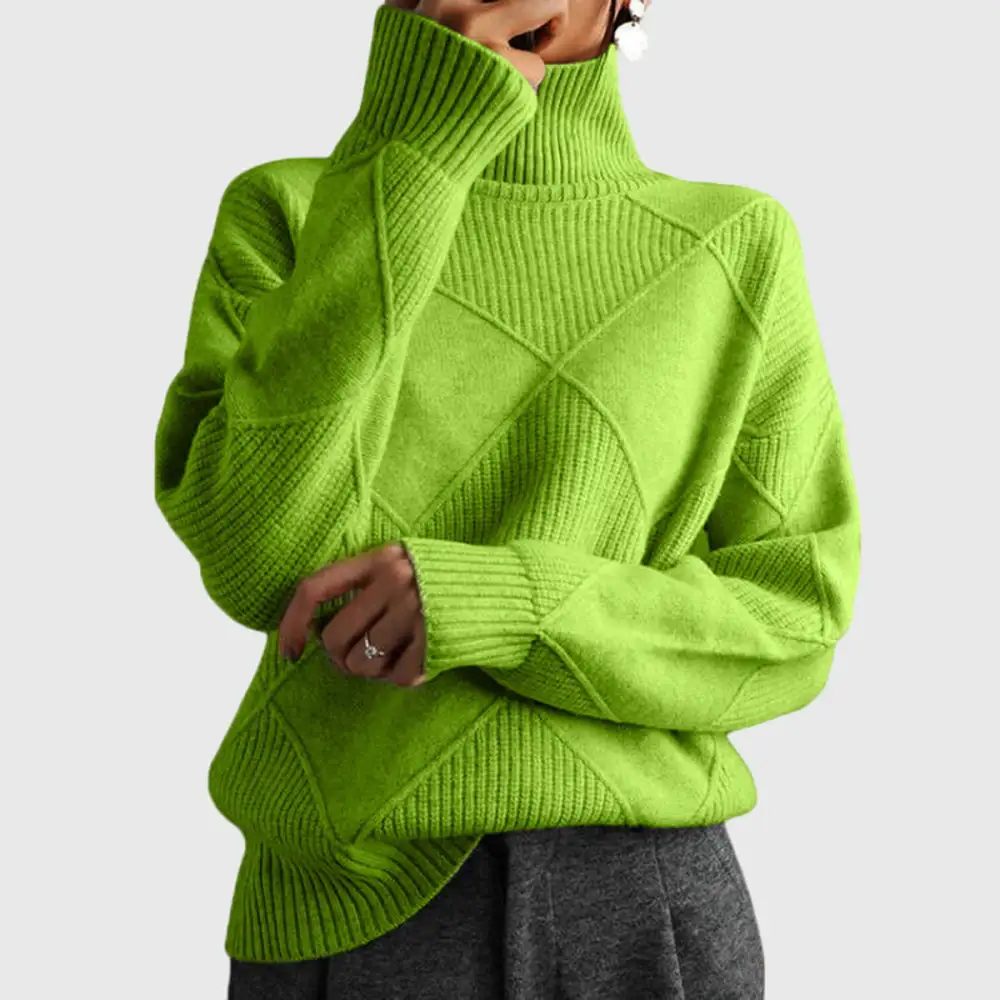 Classic Turtleneck Knit Sweater