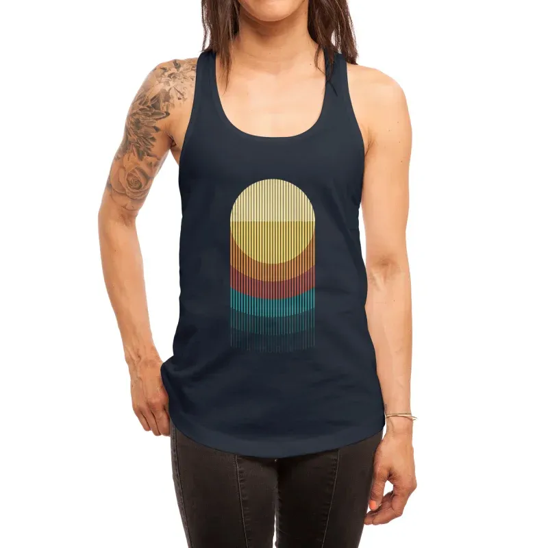 Geometric Sunset Tank