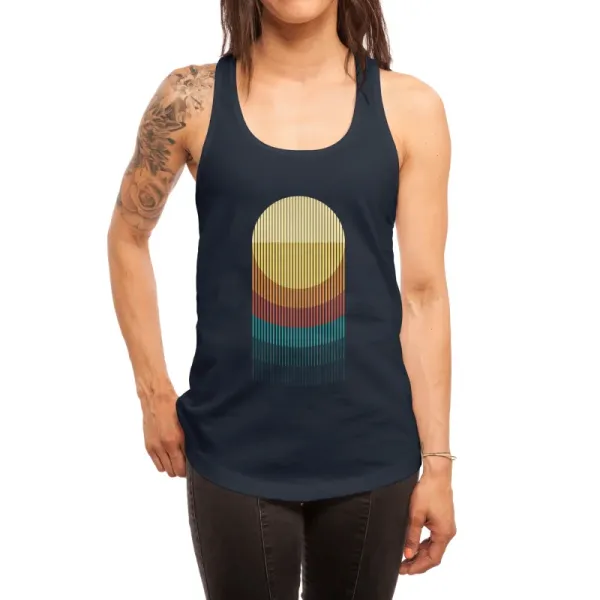 Geometric Sunset Tank