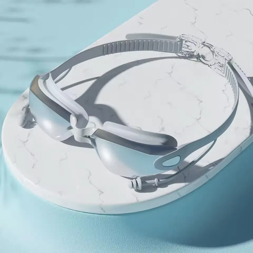 Waterproof And Anti-Fog Soft Silicone Swimming Goggles