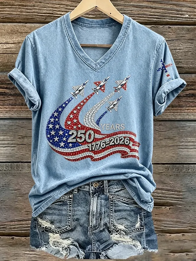 Women's 250th Anniversary Printed T-shirt