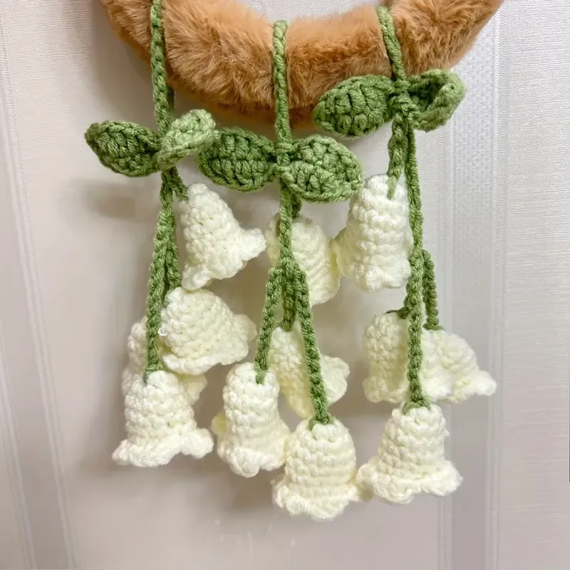 Handcrafted Crochet Lily Flower Pendant