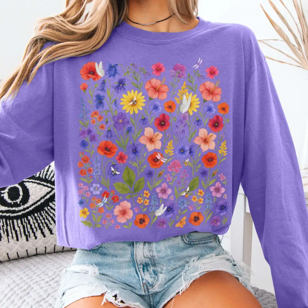 Wildflowers Long Sleeve Shirt