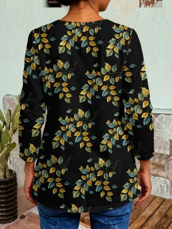 Dark Botanical Cardigan