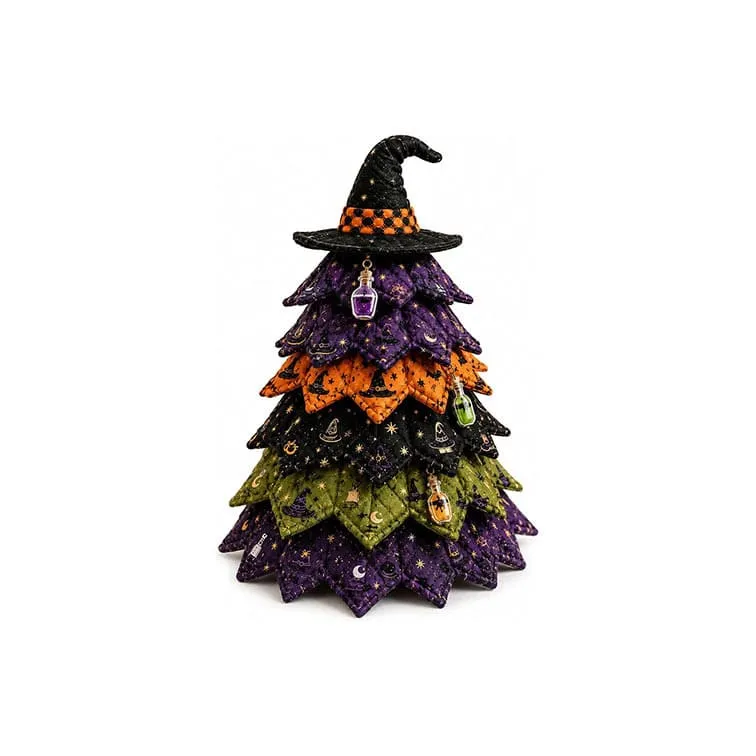 Halloween DIY Halloween Quilted Fabric Tree Kit
