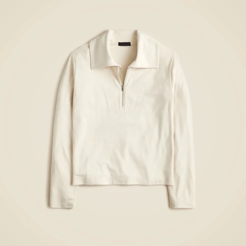 Soft Rib Quarter-Zip Sweatshirts
