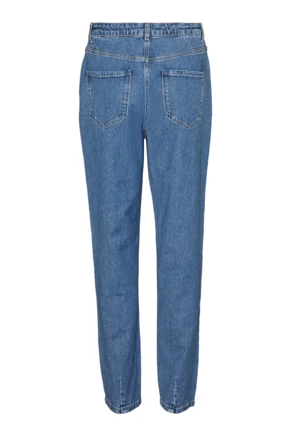 High Rise Elastic Waist Jeans