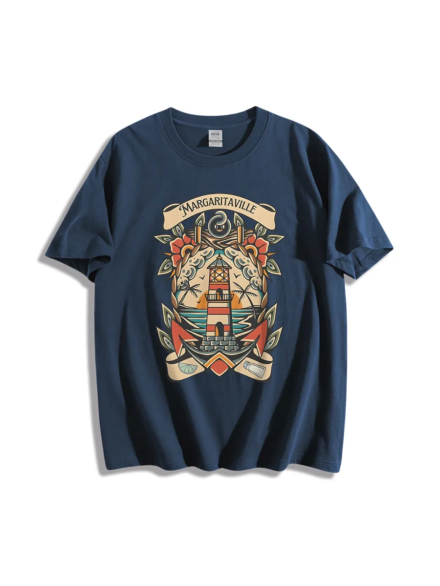 Crew Neck Casual Style Tee