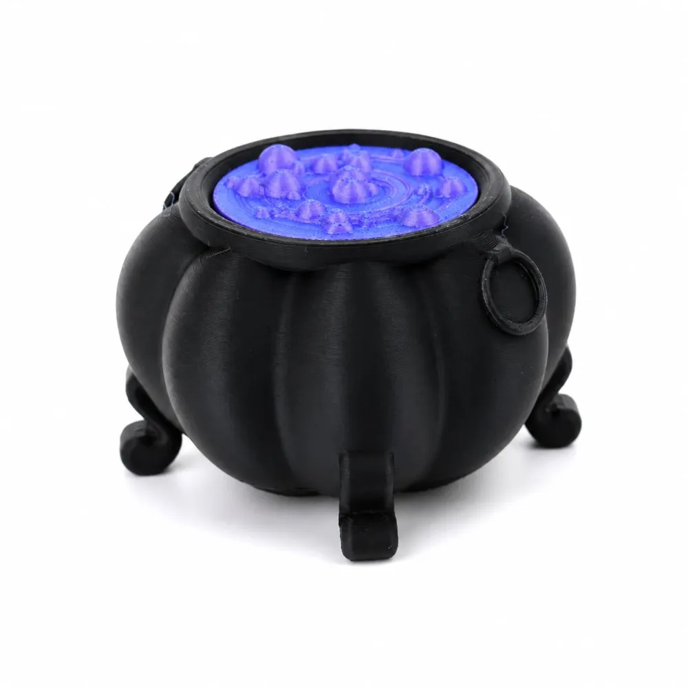 Halloween Black Witch'S Cauldron Desktop Stress Reliever Ornament