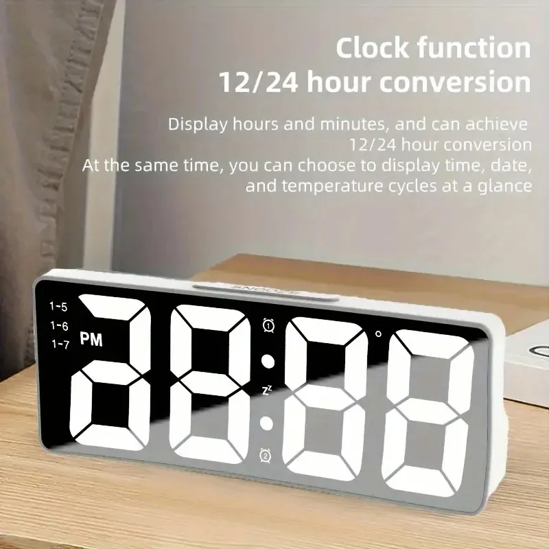 Rectangle Digital Alarm Clock