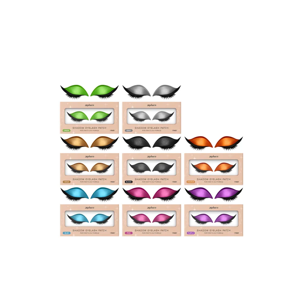 zephoco Effortlessly glam eyes in seconds! These portable, pre-designed stickers combine eye shadow and lash effects for a quick, mess-free makeup look.-$AC