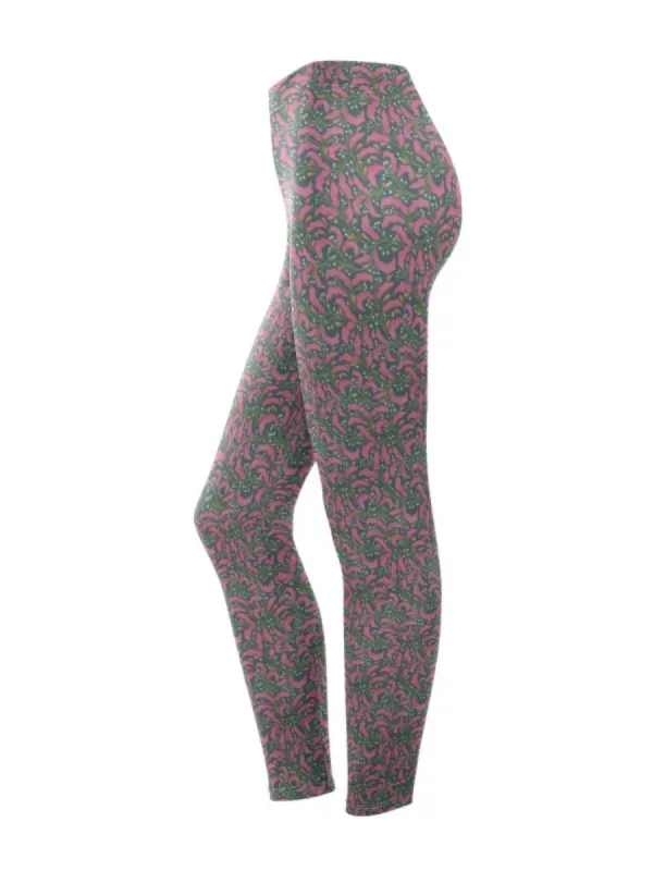 Bold Abstract Floral Leggings