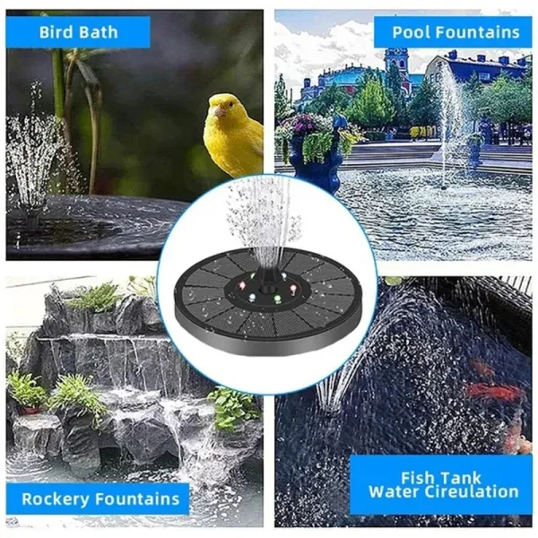 Multi-Size Outdoor Solar Fountain