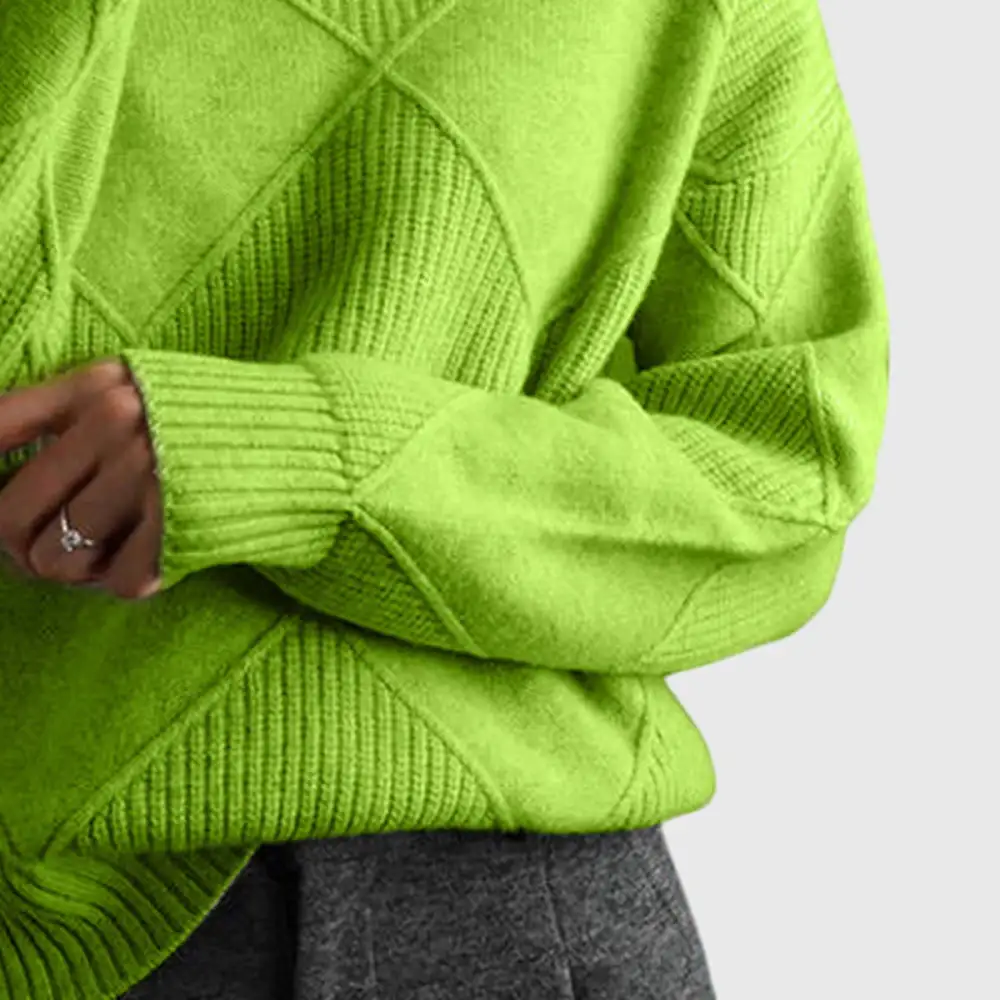 Classic Turtleneck Knit Sweater