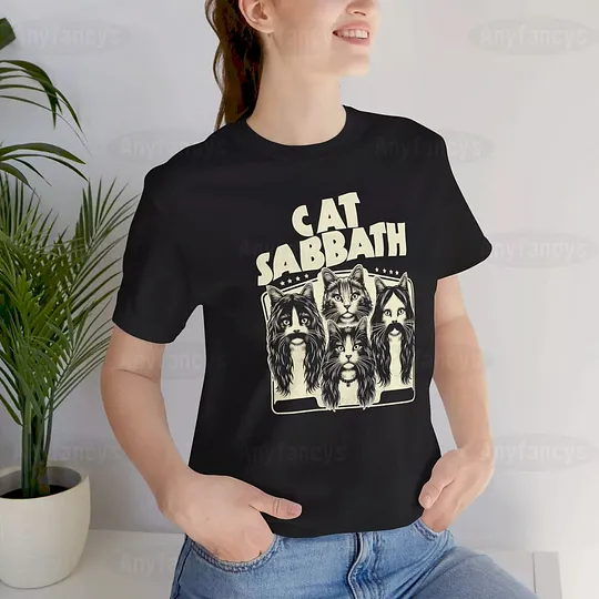 Sabbath Funny Cat Unisex Shirt