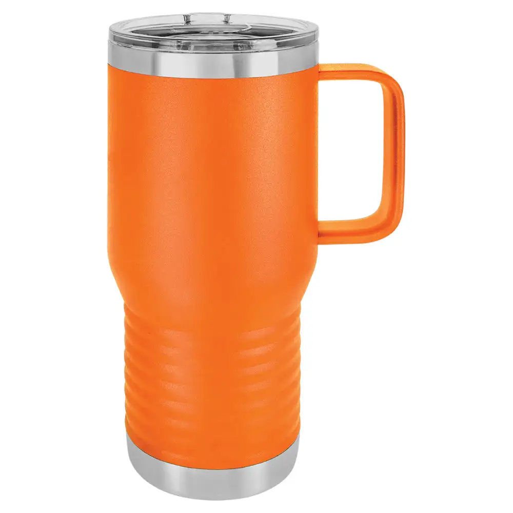 Double Wall Handled Coffee Stainless Steel Tumbler