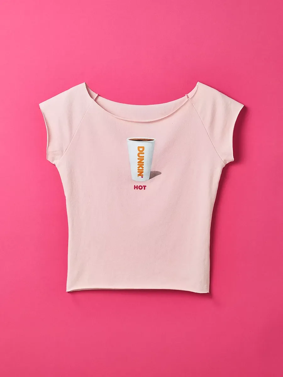 Women's Pure Cotton Solid-Color Printed Short T-Shirt
