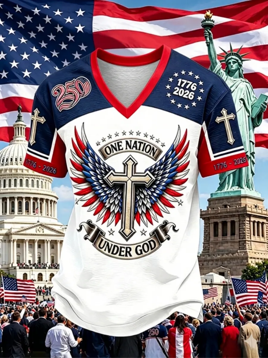 Men's 250th Anniversary Printed T-shirt