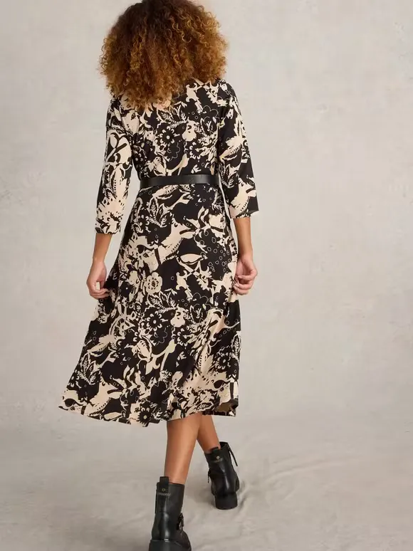Maxi Jersey Shirt Dress