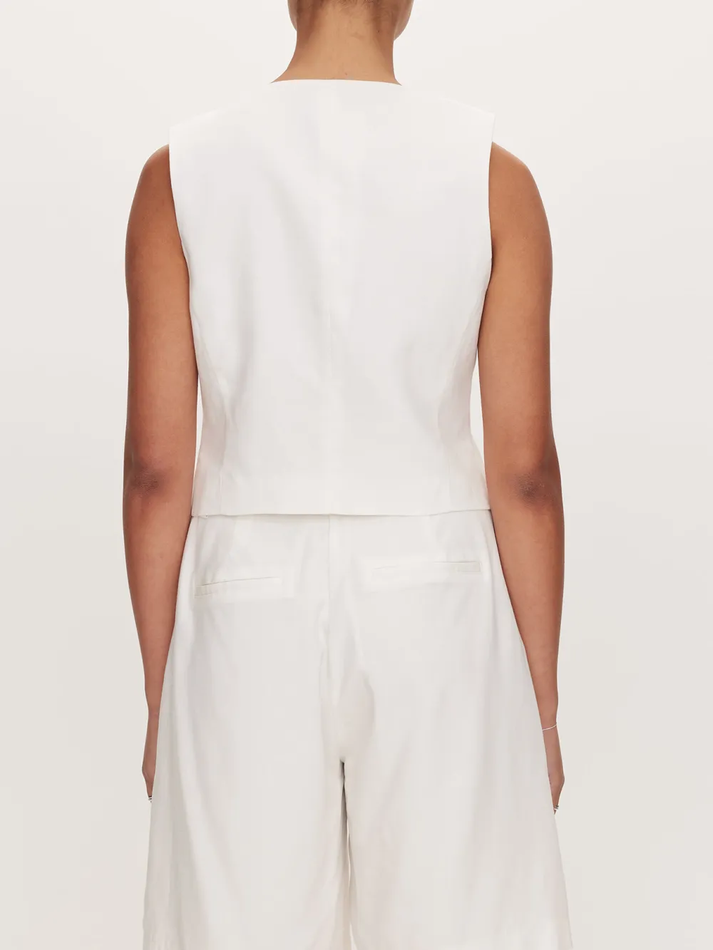 V-Neck Asymmetrical Vest