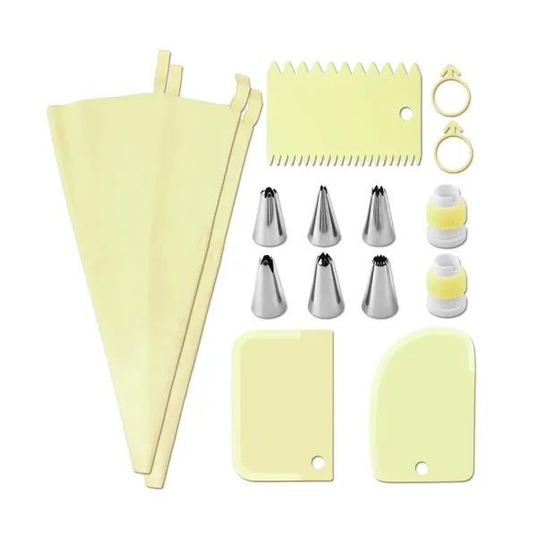 Scraper Mounted Mouth Set Silicone Cake