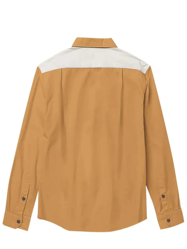 Armadillo Under A Western Cactus - 100% Cotton Long Sleeves Shirt