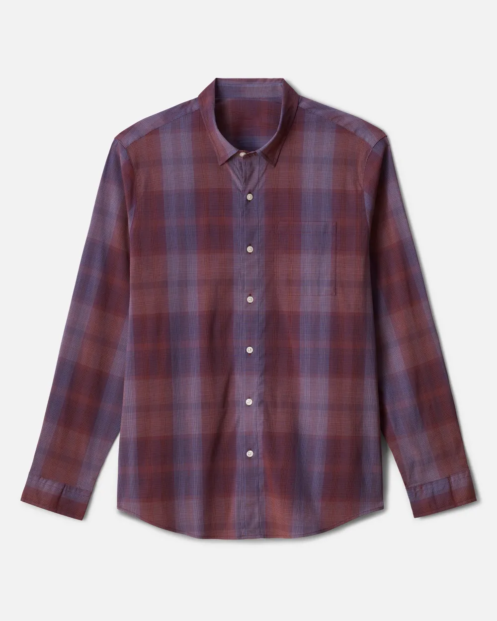 Men's Plaid Long Sleeve Button Up Shirts