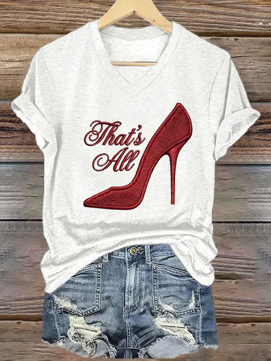 Women's Casual Print Short-Sleeve T-Shirt