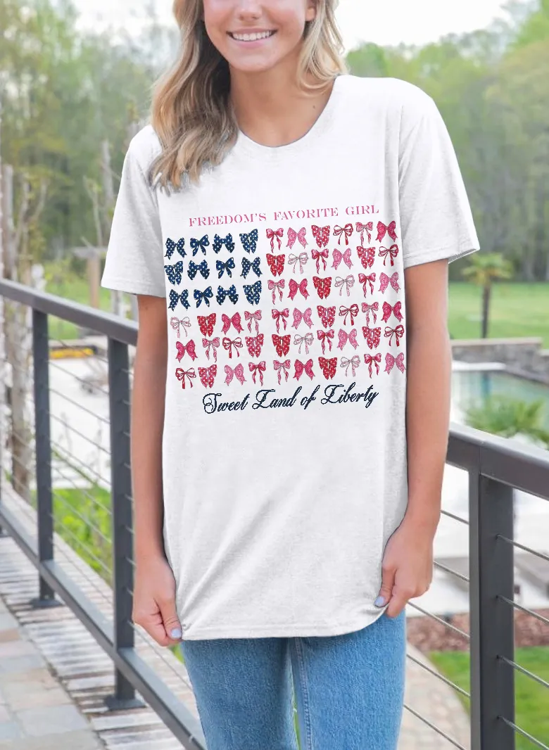Girls' Best Friend Bow T-shirt
