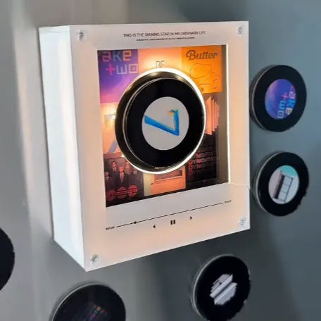 Personalized NFC Music Photo Musical Night Light Fridge Magnet