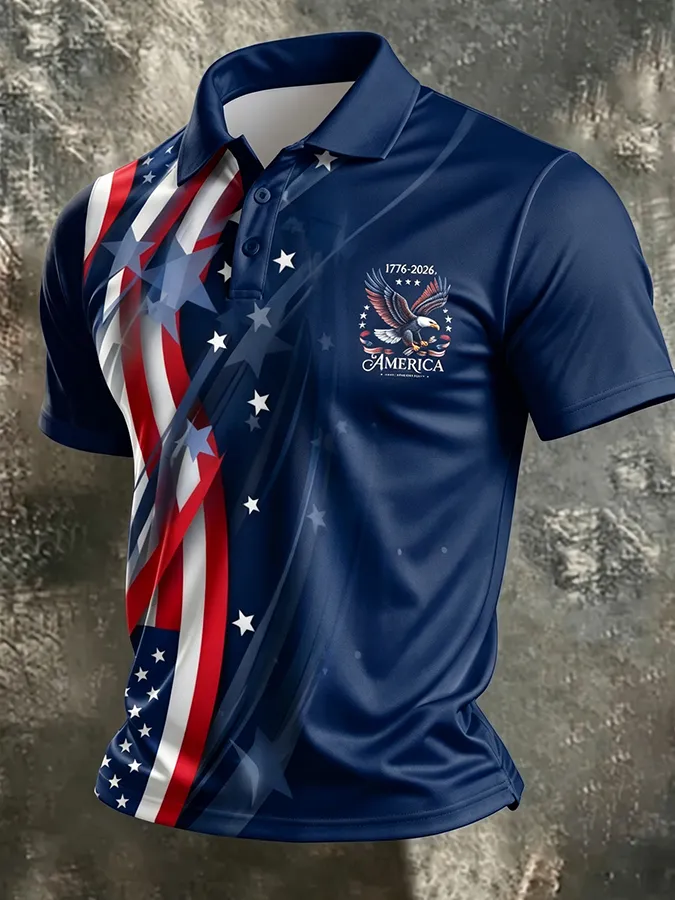 Men's Casual U.S. 250th Anniversary Polo Shirt