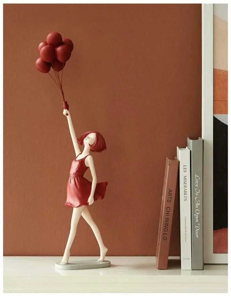Girl With Balloon Sculpture