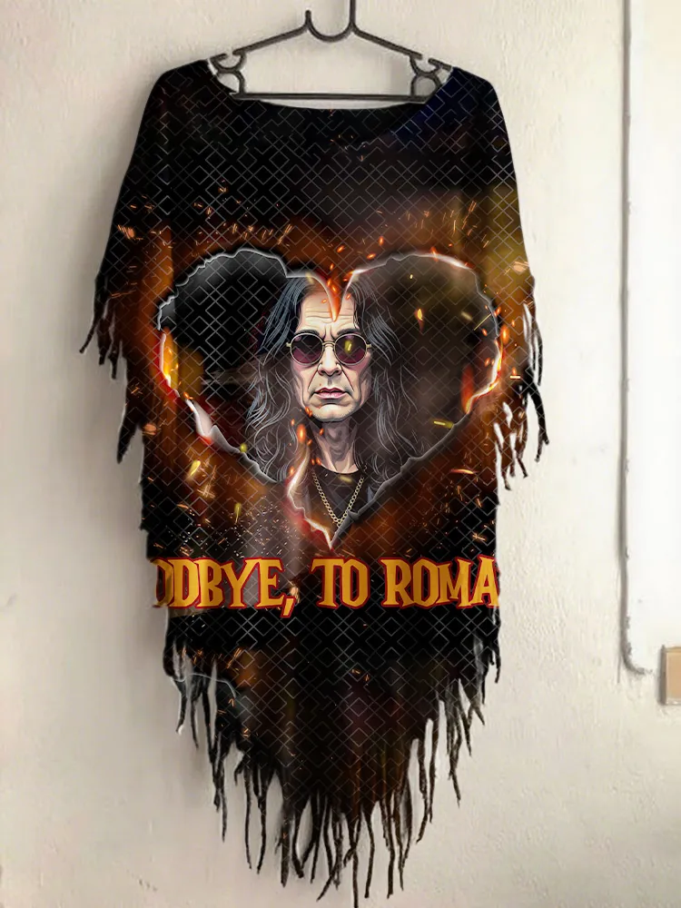Women'S Irregular Hem Hooded Cape