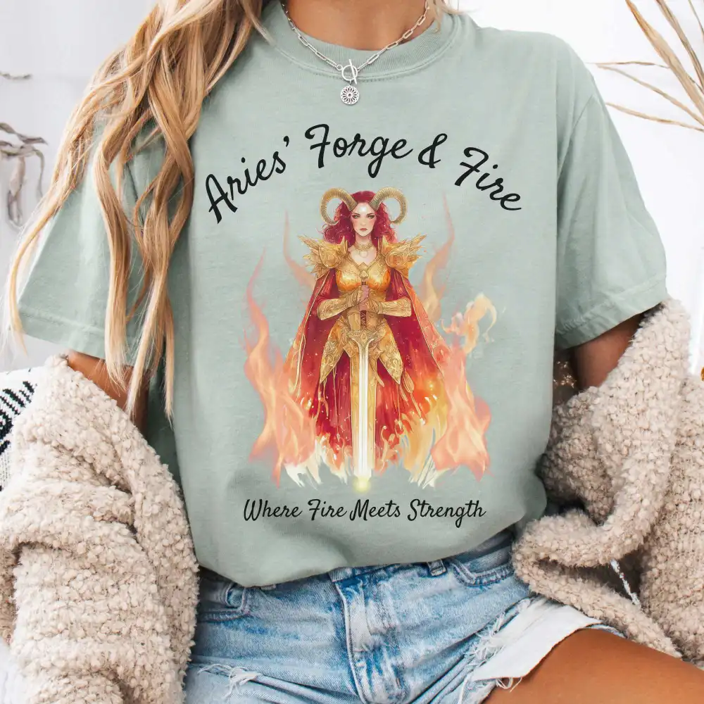 Aries' Forge & Fire Zodiac Shirt