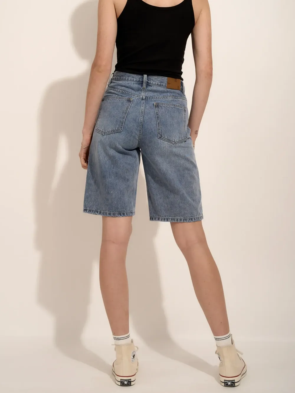 Relaxed Jean Shorts