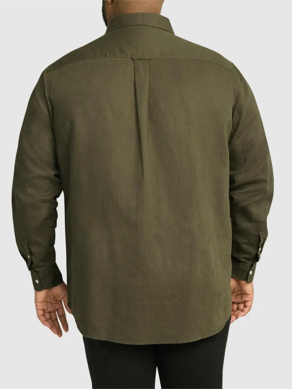 Men's Relaxed Linen Long Sleeve Shirts