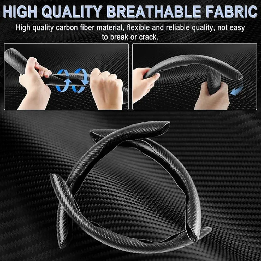 Two Simple-Style Car Steering Wheel Covers