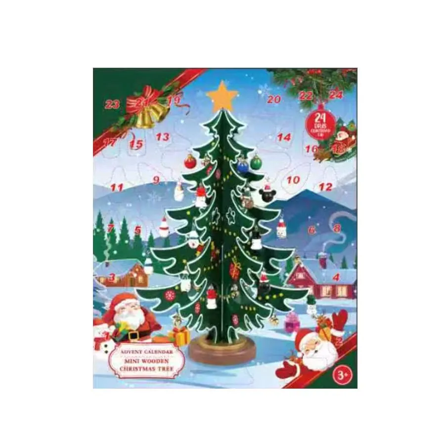 Christmas Blind Box Advent Calendar With Lights 2M Decorations