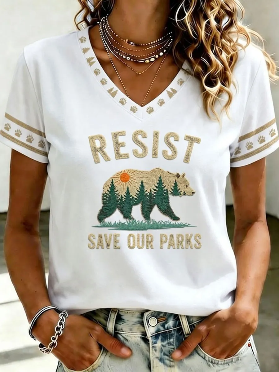 Women's Protect Our Forests Print T-shirt