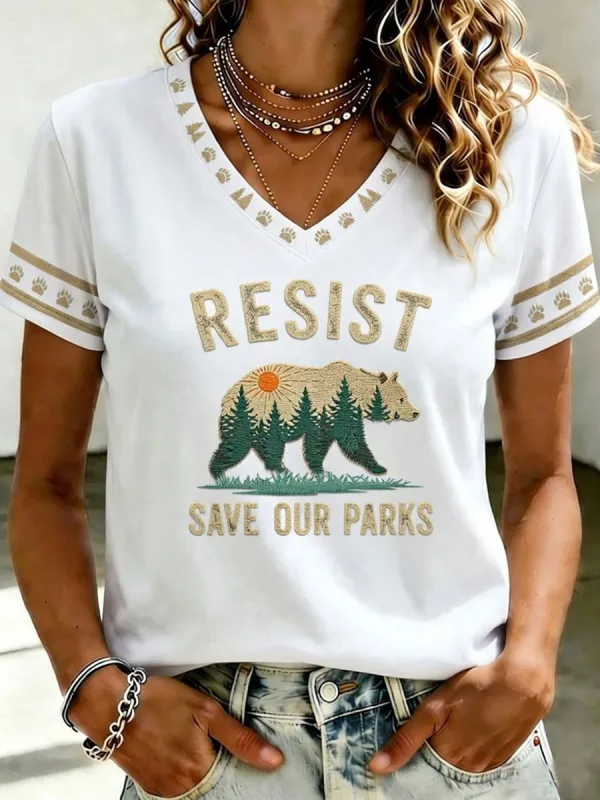 Women's Protect Our Forests Print T-shirt