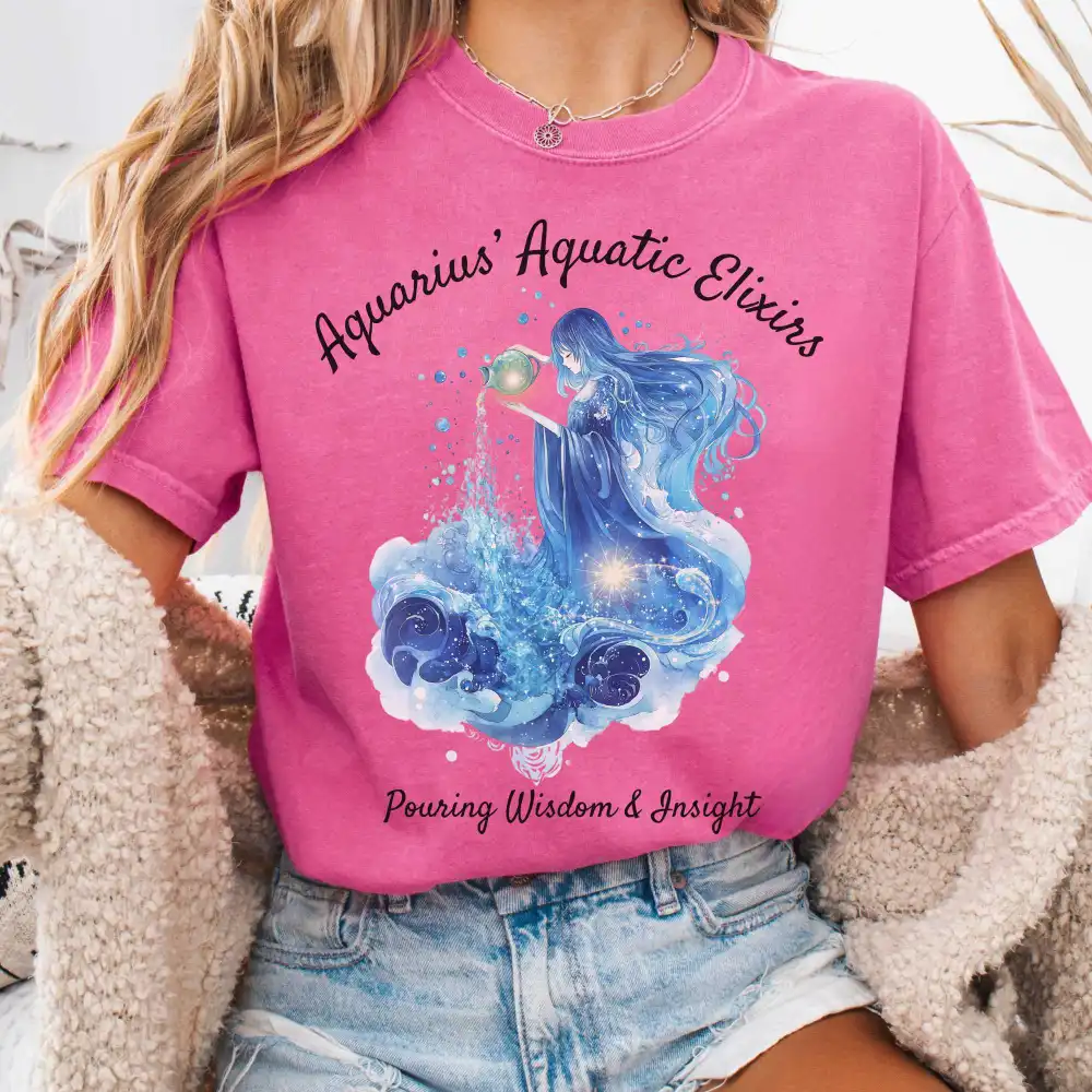 Aquarius Aquatic Elixirs Zodiac Shirt