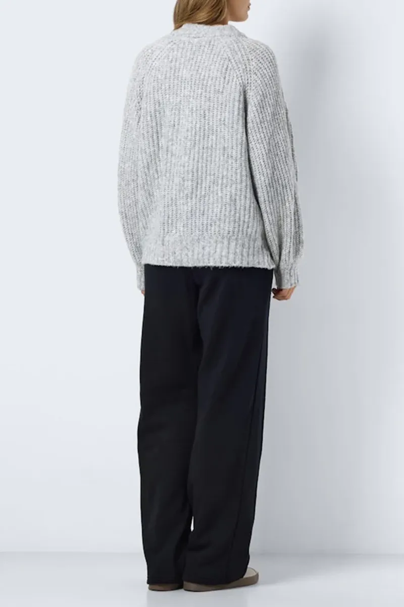 Grey Pocket Featured Chunky Cardigans