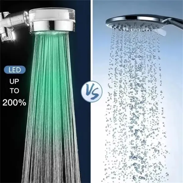 LED Color-Changing Shower Head