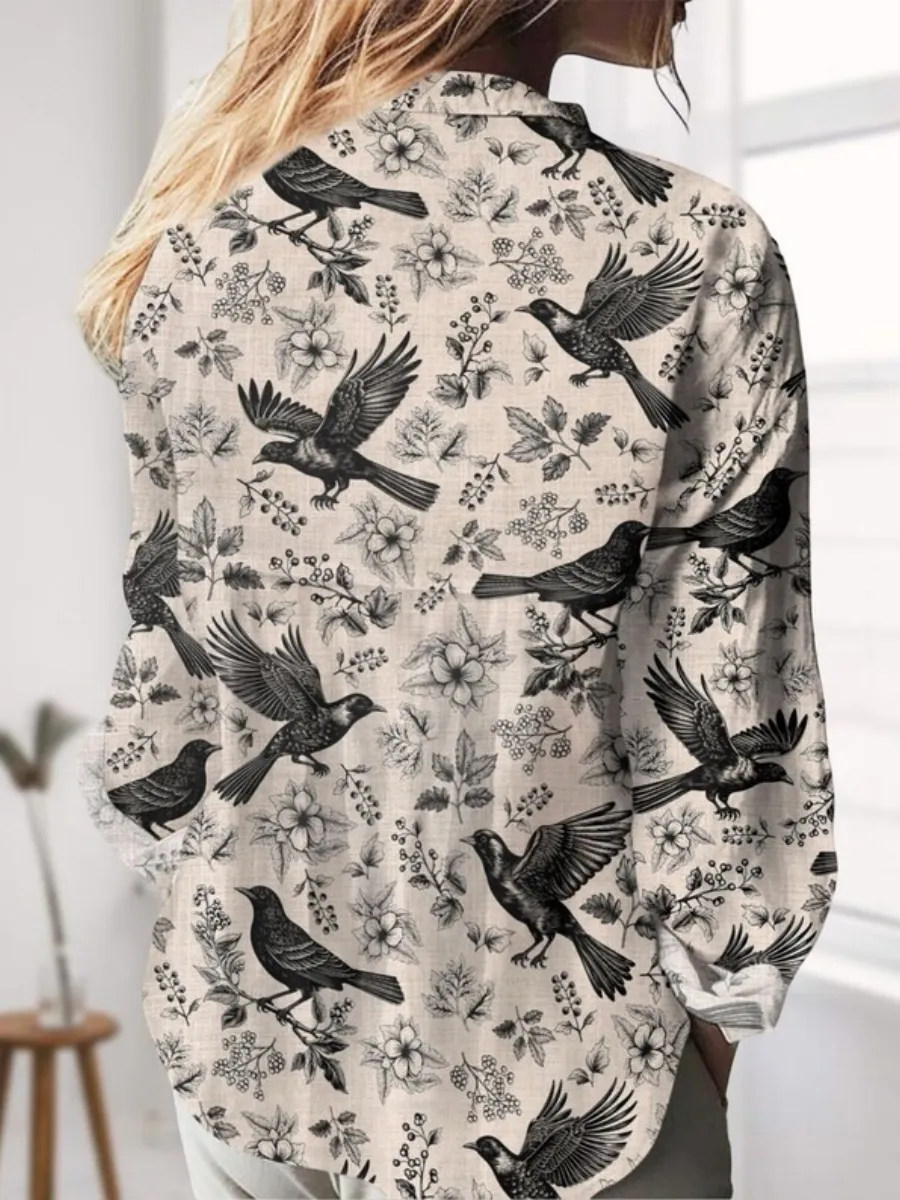 Classic Bird Floral Shirt